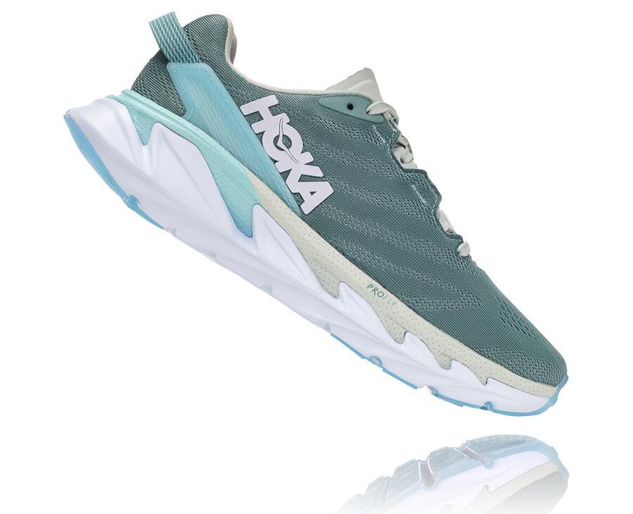 Tenis Hoka One One Feminino Azuis/Branco - Elevon 2 - 672-IXMASK